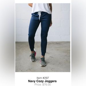 Zyia XXL Navy Cozy Joggers NWT